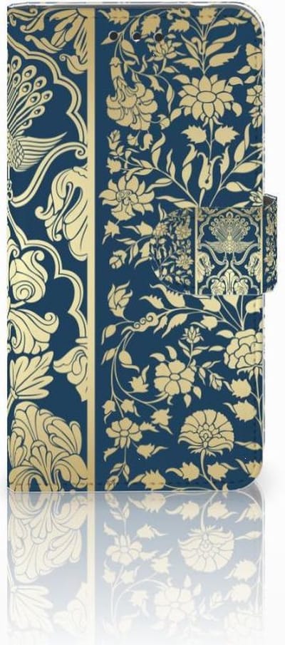 Boekhoesje voor Nokia 2 Hoesje Beige Flowers