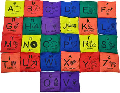 NO10 Zakjes Gymnastiek ALFABET VEDB-AZ5X5 alfabet(set)