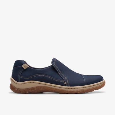 Orlene Slip Navy Nubuck Schoenen