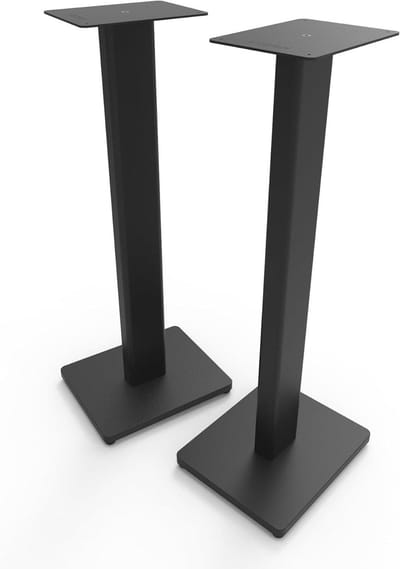 Speaker Stands - Audio Voetstukken - Verbeterd Geluid - Verborgen Kabelgoot - 71 cm Hoog - Zwart