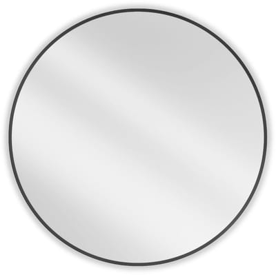 Mexen Loft ronde badkamer spiegel 90 , zwarte rand - 9850-090-090-000-70