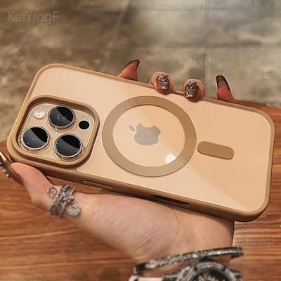 Luxe Magnetisch Transparant Hoesje Voor iPhone 16 15 14 13 12 11 Pro Max Mini Plus Draadloos Opladen Voor Magsafe Zachte Bumper Hoesjes Cover 12 Mini or 13 Mini gray