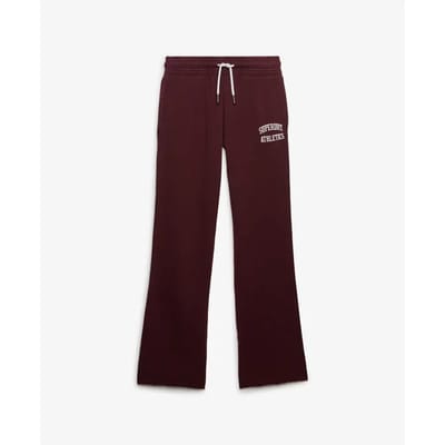 Flared joggingbroek met geborduurd logo voor dames Superdry Athletic