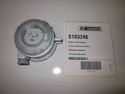Remeha Luchtdrukschakelaar Gas 310/610 EcoPro, S103246