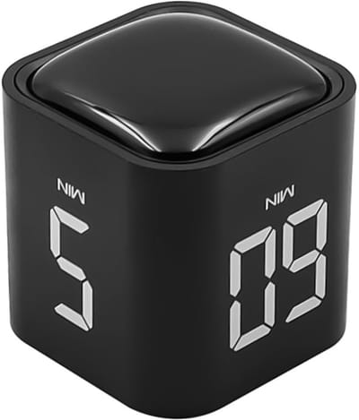 Dailygoody - Digitale Keukentimers - Zwaartekrachtsensor - Stille Afteltimer - LED-display - Voor Koken en Studeren - Compact en Handig