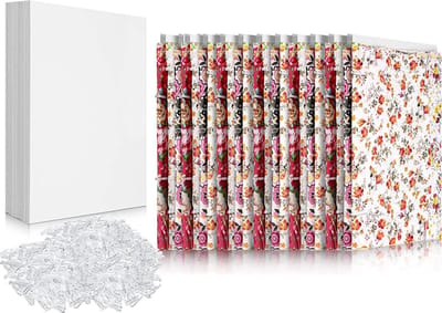 Stof Organizer Set - Stoffen Borden - Stoffen Vouwen - Glad Oppervlak - 150 Stuks - Transparant