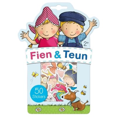 Fien & Teun stickers - 50 stuks - vanaf 2 jaar - Stip de pony, Sebastiaan, Pim en alle andere vriendjes - boerderij