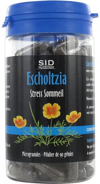S.I.D Nutrition Stress Slaap Escholtzia 90 Capsules