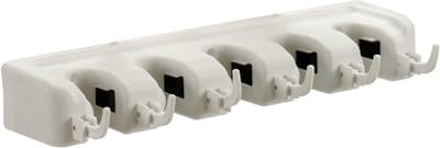 Wall Support for Brooms Plastic (9 x 6 x 40 cm)