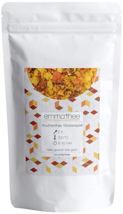 Vruchtenthee Sinaasappel 500 Gram - Losse Thee - Puur & Natuurlijk - Fris & Citrusachtig