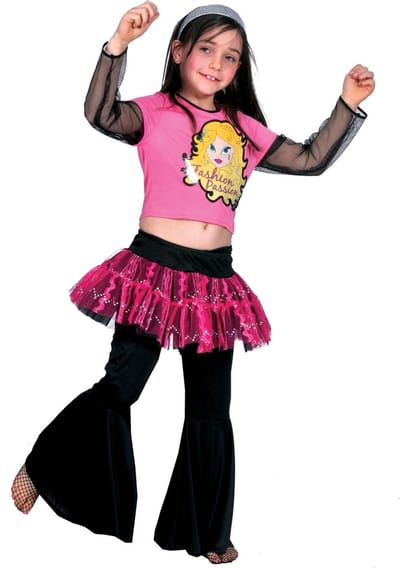 Kostuum Angelina pink | Maat 164 | Verkleedkleding | Carnavalskostuum