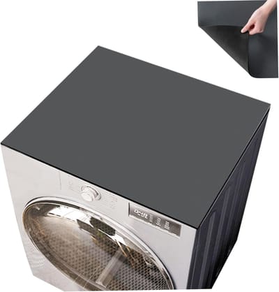 Apparaat Beschermhoes - Wasdroger Mat - Huishoudelijk Gebruik - Antislip Bodem - 60x60cm - Donkergrijs