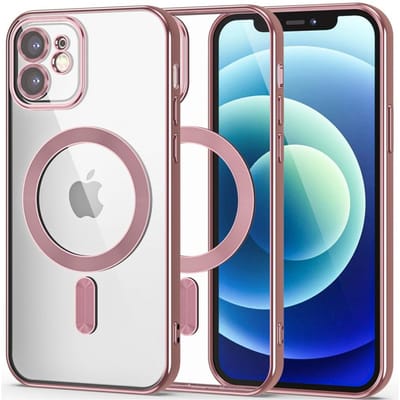 Tech-Protect MagShine Line MagSafe Case for iPhone 11 - Pink