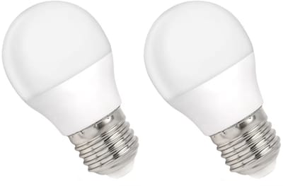 Spectrum LED Kogellamp E27 6W - 230V - 520 Lumen - 3000K Warm wit - Gezellig licht - Energiezuinig - 2 stuks