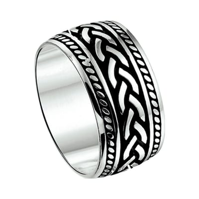 Zilver ring zilver gerhodineerd 1335218