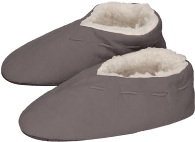 ATTREZZO® Pantoffels Dames - Spaanse Sloffen - Maat 36/37 - Grijs - Heerlijk warm!
