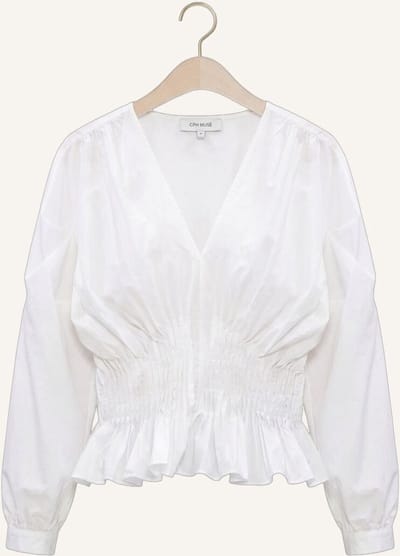 Copenhagen Muse Cmpoplin-blouse Blouses Dames - Wit - Maat L