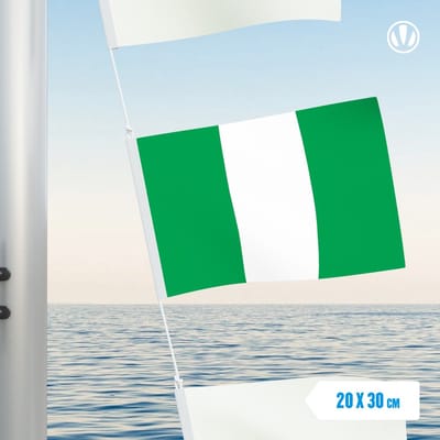 Vlaggetje Nigeria 20x30cm