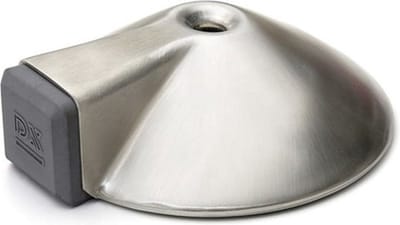 Bellatio design Deurstopper - RVS - 8,5 x 8,5 x 2,6 cm - deurbuffers