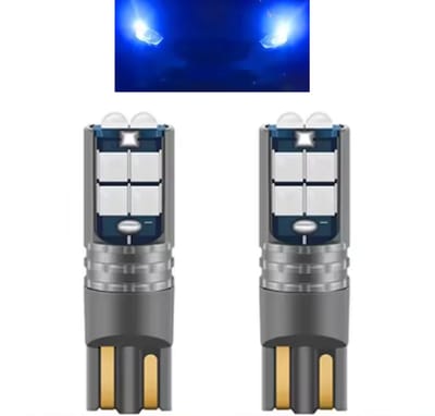 TLVX Autolampen T10 W5W Ultra Fel LED – Blue Light – Canbus – Steeklamp – Interieur lamp – 10.000K Blauw licht – Lange levensduur –12V – Stadsverlichting – Interieur verlichting– Parkeer lampen – Stadslicht LED – 2 stuks