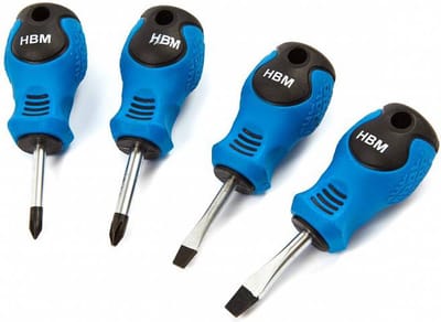 4 Delige Stubbie Schroevendraaier Set