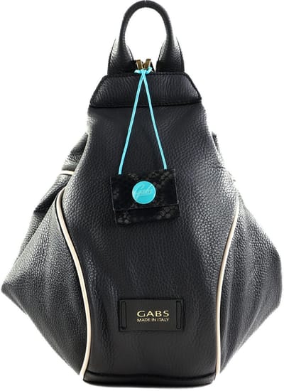 Gabs schoudertas vrijetijdsrugzak Narcisa Shoulder Bag Nero+Smog+Ecru zwart donkergrijs