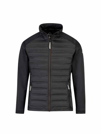 BJØRNSON Sif Hybride Jack Winddicht Heren - Maat 2XL - Zwart