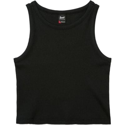Brandit Top - Women Tanktop Ela, Rip cropped - M tot XXL - voor Vrouwen - zwart