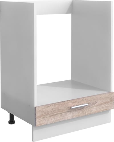 Ovenkast breedte 60 cm Ombouwkast Fornuiskast Esilo Extra vakkenklep