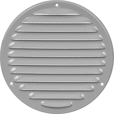 Paneir Airdesigns- metaal - omgezette rand - opbouw - aanvoer & afvoer / net - grijs