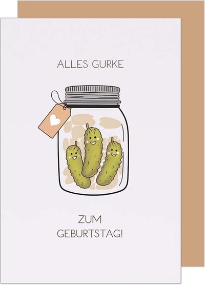 Verjaardagskaart met envelop - Wenskaart met spreuk - Feestelijke felicitatie - Hoogwaardige papierkwaliteit - 115 x 17 cm - Neutraal