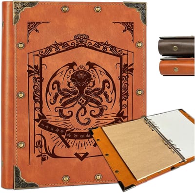 A5 Notitieboek Dagboek met 400 Pagina's voor Rollenspellen, Dungeons & Dragons en Schrijfwaren