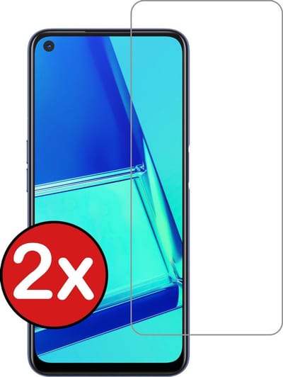 Screenprotector - 2 Stuks - Geschikt voor OPPO A52 - Extra Sterk - Beschermglas - Gehard Glas - Tempered Glass - Screen Protector