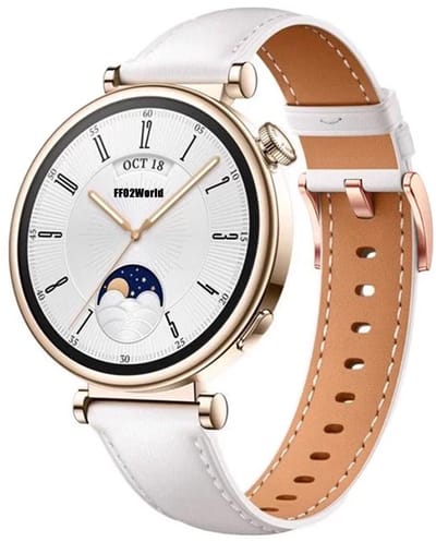 Stravo Klassiek Luxe Leren Bandje 20mm - Geschikt voor Samsung Galaxy Watch 7 / 6 / 5 / 4 - Dun Echt Leren Horlogebandje met Roségouden Gesp voor Garmin Vivoactive 5 / 3 - Forerunner 245 - Venu SQ 2 - Vivomove - Huawei - Wit