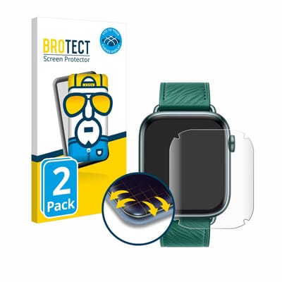 BROTECT - Screenprotector voor Honor Watch 5 - Folie Beschermfolie transparant volledig dekking - 2 Stuks