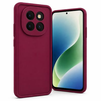 Geschikt voor Xiaomi Redmi Note 15 Pro 5G Hoesje - Siliconen Matte Back Cover - Bordeaux
