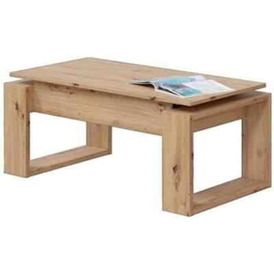 Lage tafels Bigbuy Table basse Ciara à plateau relevable chêne