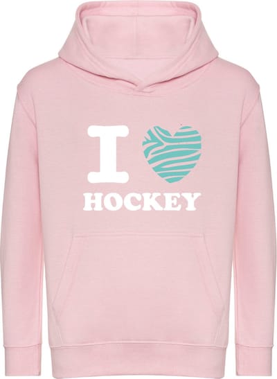Hooded Sweater Zebra zacht roze - mint 140-152
