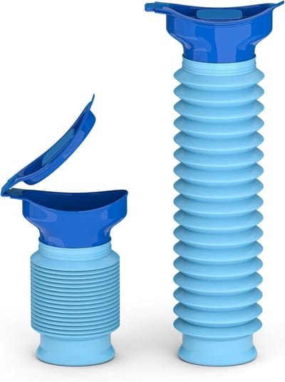 1 Stuk Uitschuifbaar Noodtoilet - Draagbare Plasfles - 750ml - Auto, Kamperen & Reizen - Voor Mannen, Vrouwen & Kind