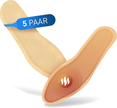Telewelt Verwarmende Schoenzolen – 5 Paar Zelfverwarmende Inlegzolen voor Schoenen | Directe Warmte tot 10 Uur | Dun & Universeel | Ideaal voor Winter, Buitenwerk, Sport & Dagelijks Gebruik met Kajal Sticker