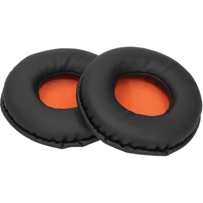 Paire de coussinets d'oreilles en éponge pour casque compatible Skullcandy HESH HESH 2.0(Orange noir ) black