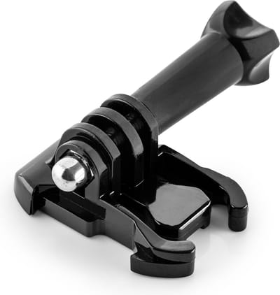 MOJOGEAR P06 GoPro quick release buckle mount + schroef - Mount voor helm/chest - Geschikt voor alle action cams - Zwart