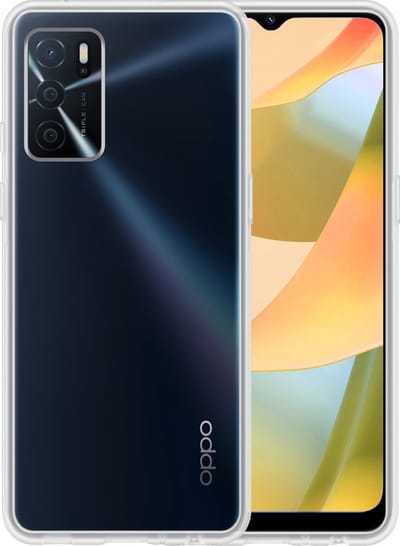 Hoesje - Geschikt voor OPPO A16s - Sterk & Shockproof - Hoes Cover - Siliconen Case - Telefoonhoesjes - Transparant