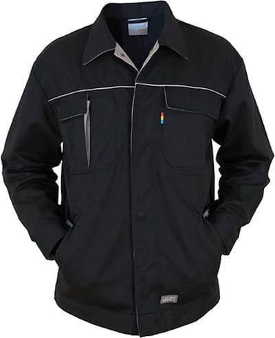 Carson Workwear 'Contrast' Jacket Werkjas Black - 48