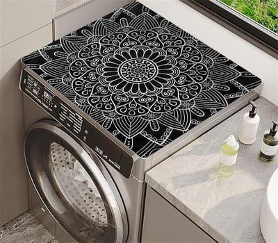 Wasmachine Droger Topbeschermer - Apparaatmat Vocht - Aanrecht Schoon Houden - Snel Absorberend Sneldrogend - 50 x 80 cm