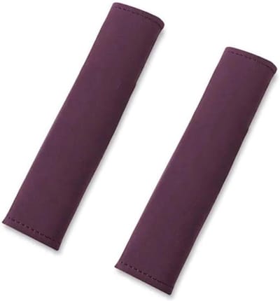 Gordelkussen Set - Schouderbeschermers - Comfortabel Rijden - Zachte Stof - 2 stuks - Rood