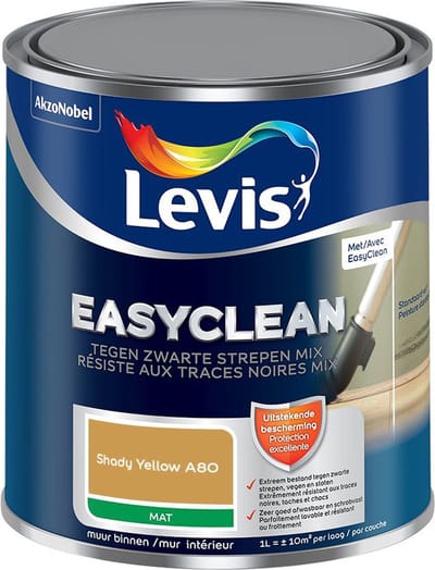 Levis - Easyclean Tegen Zwarte Strepen Mix - Shady Yellow A80 - Mengverf - 1 L