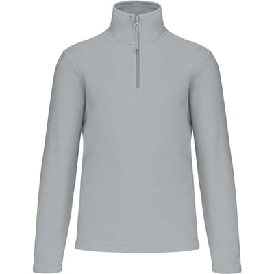 Kariban Enzo - Fleece met ritskraag K912 - Snow Grey - 5XL