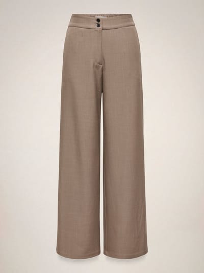 Jacqueline de Yong Jdydora hw wide pant tlr taupe