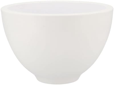 DK Design Bloempot/plantenpot - Vinci - wit mat - voor kamerplant - D18 x H27 cm